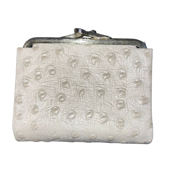 True Vintage Ostrich Grain & Cowhide Wallet - Picture 2 of 13